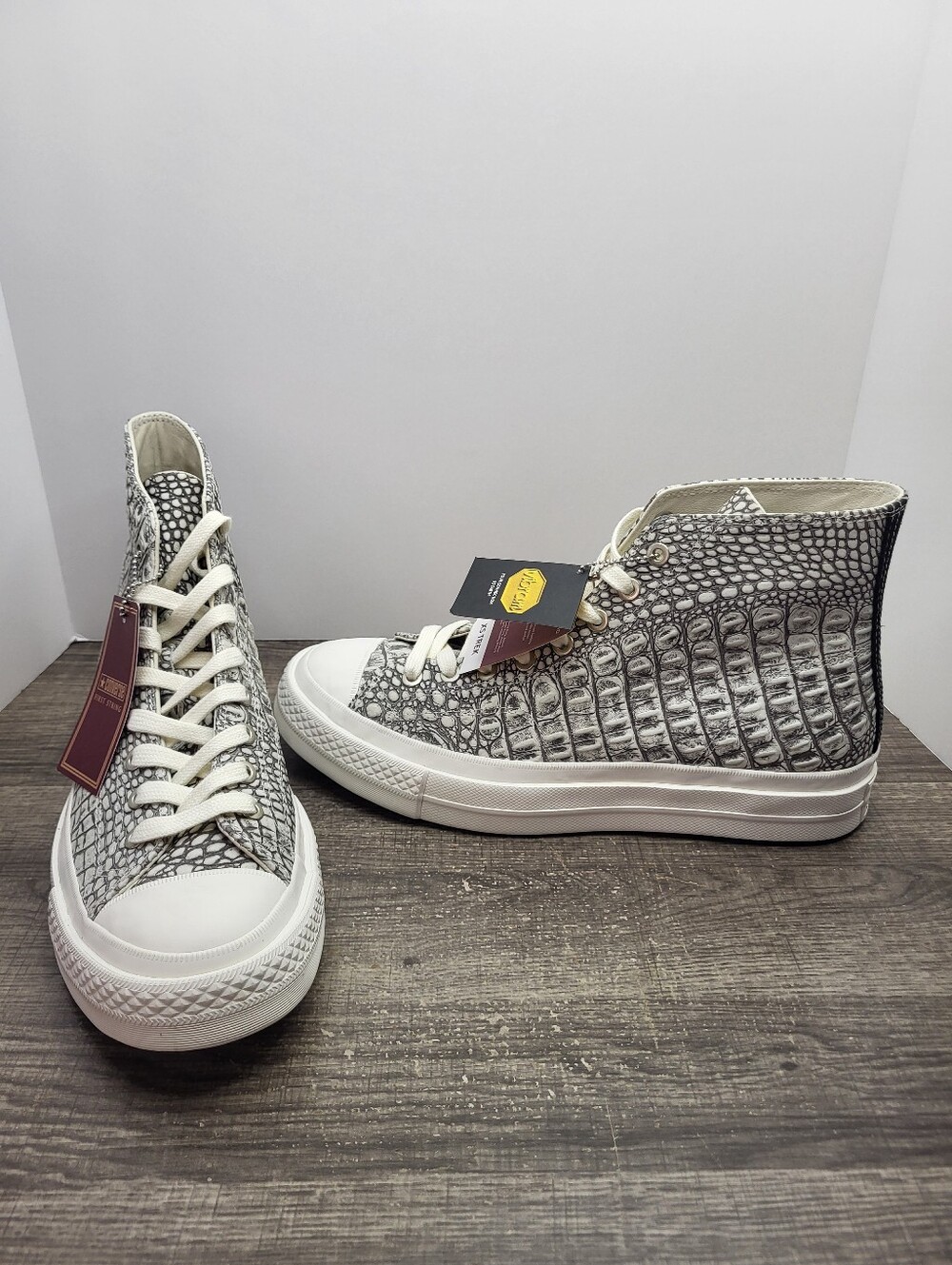 Converse Chuck Taylor All Star First String High Top White Snow White Mens 11.5